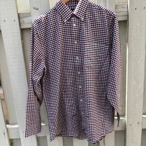 Stafford Travel Wrinkle Free Oxford Button-Down Shirt